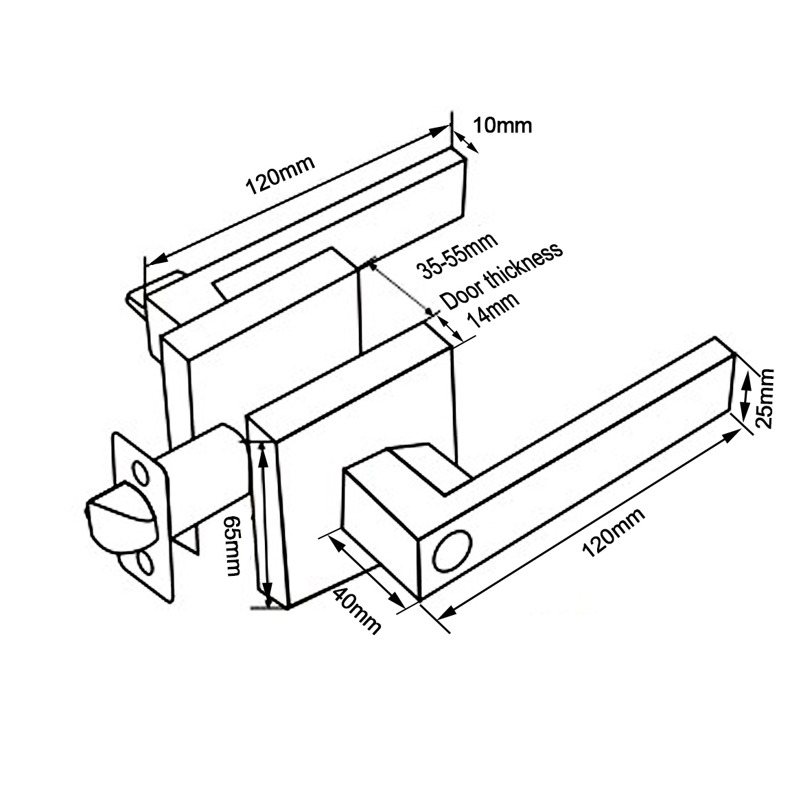 Spec Sheet - Square Handle