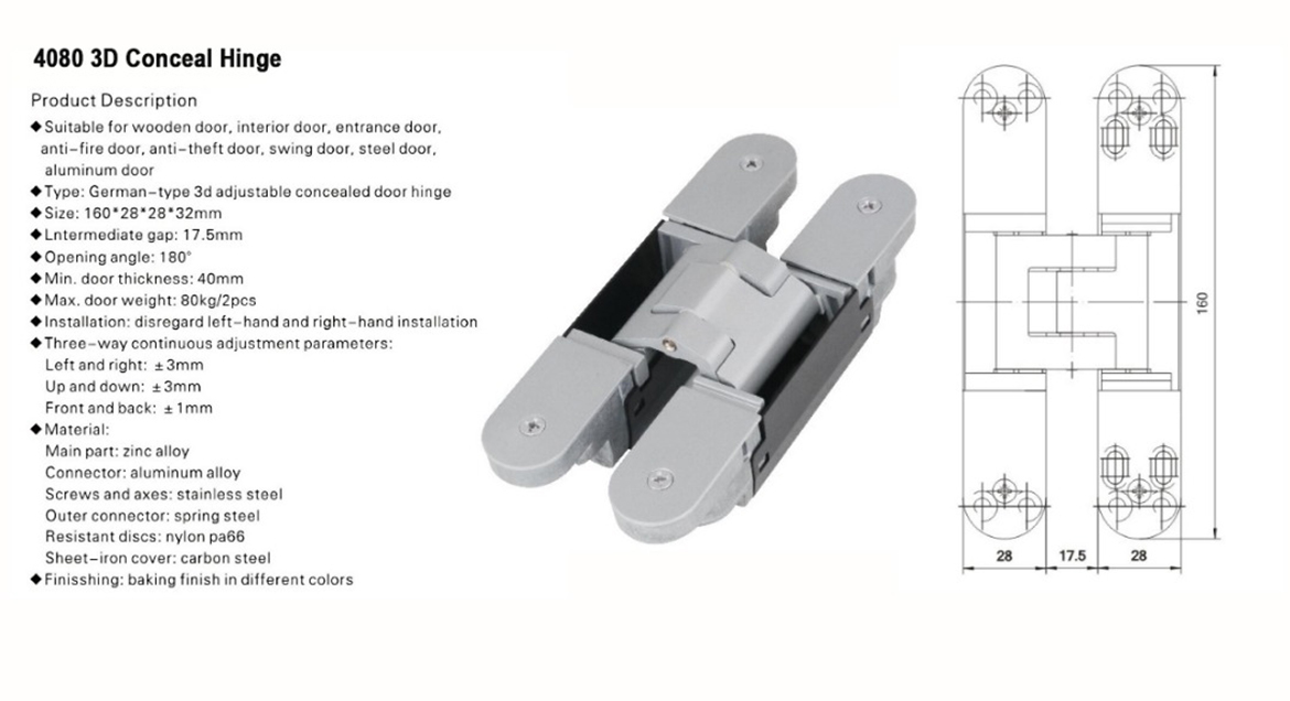3D Soss Hinge